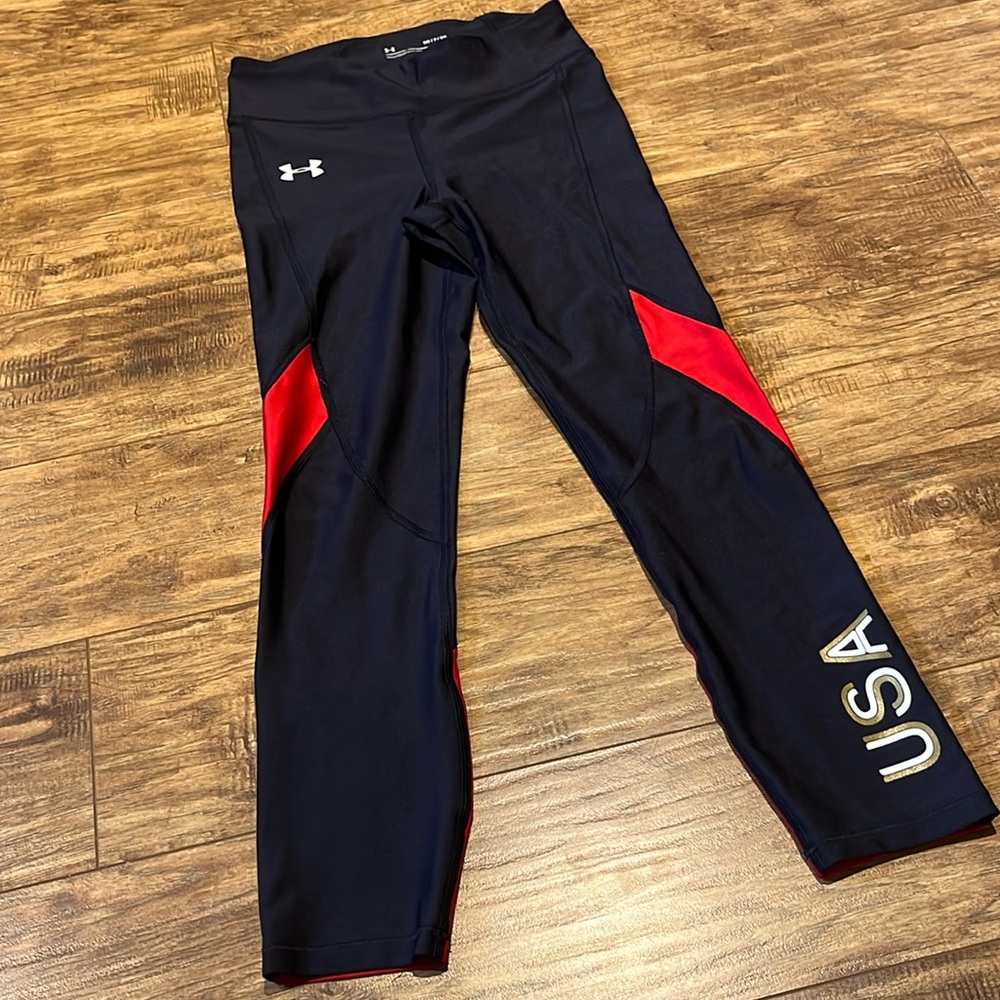 Under Armour USA heatgear compression leggings